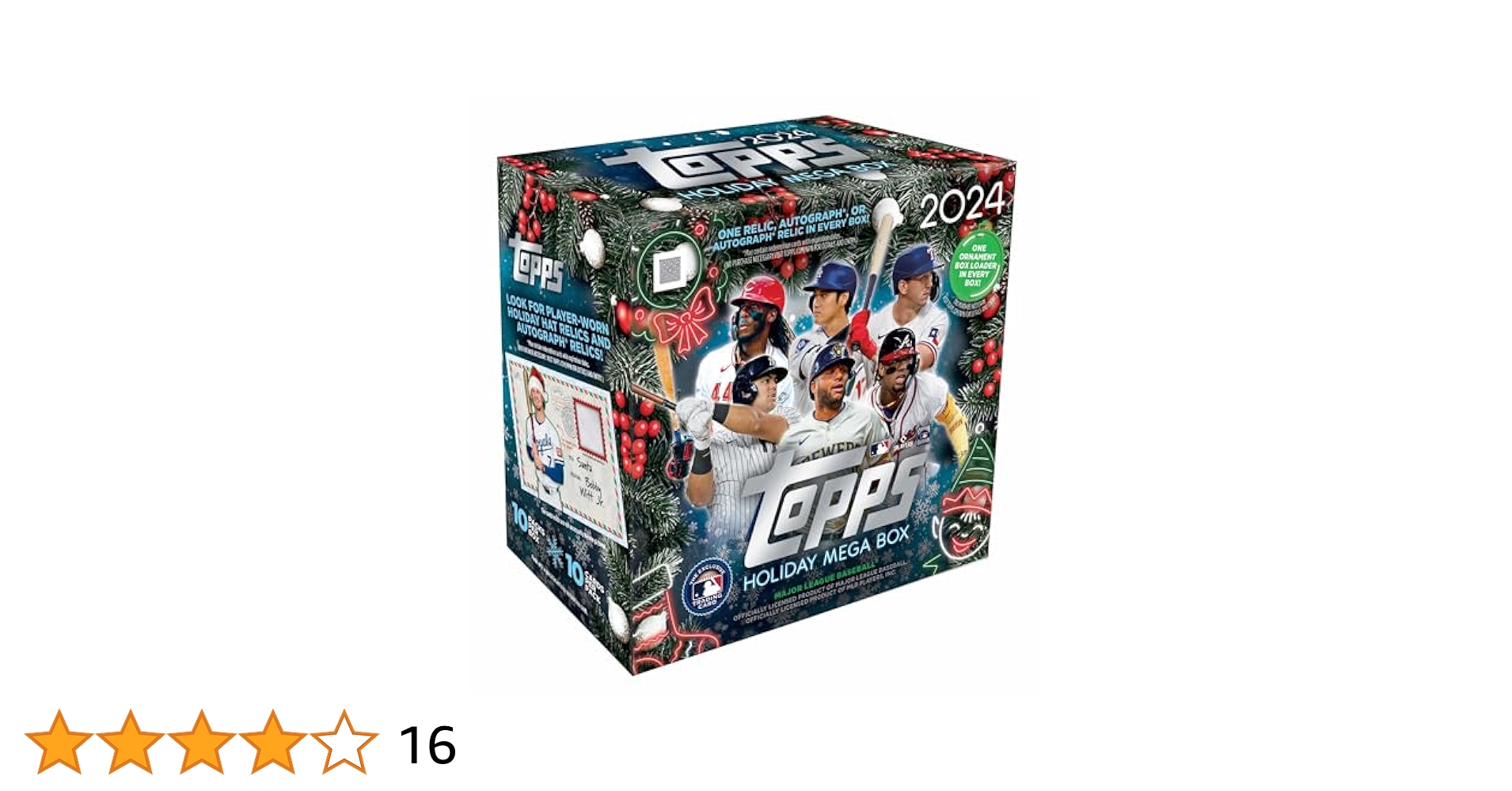 Amazon | 2024 Topps Baseball Holiday Mega Box ホリデー メガ